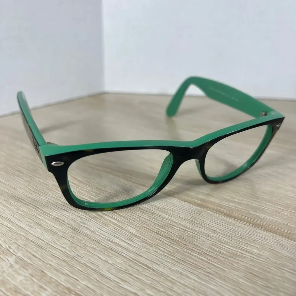 Ray-Ban RB2132 New Wayfarer 6013 Sunglasses Tortoise Green Frames Only 52-18